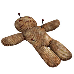 Voodoo Puppe, Nadel, schwarze Magie, Halloween,  Stoffpuppe, png 