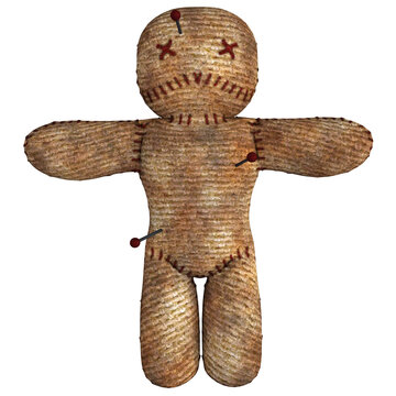 Voodoo, Puppe, Nadel, schwarze Magie, Halloween,  Stoffpuppe, png 