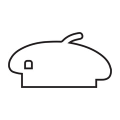 Beret, hat, bonnet icon