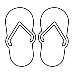 Flip, flops, sandals icon