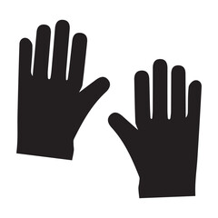 Gloves, hand, warm icon