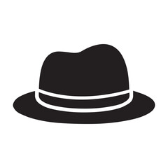 Hat, homburg, icon
