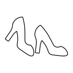 Heels, high, footwear icon