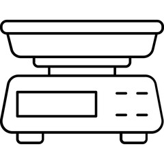 Electronic balance Trendy Color Vector Icon which can easily modify or edit
