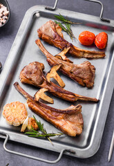 grilled pork chops