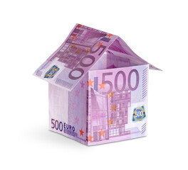 House  is made of European Union Currency