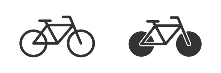 Bicycle icon. Simple design. Vector illustration.