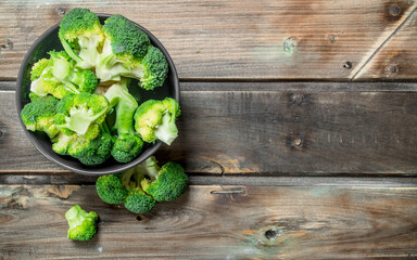 broccoli in a bowl.