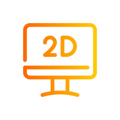 2d gradient icon