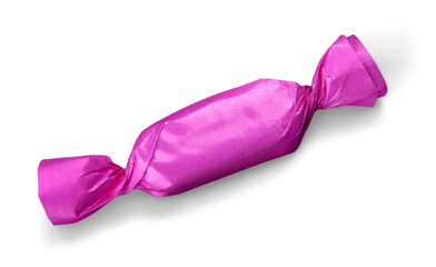 candy wrapped in blue foil
