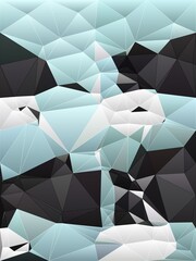 Low Poly Graphical Abstract Painting Art Background Texture,Colorful Geometrical Artwork,Modern Conceptual Print 3D Rendering,3D Illustration