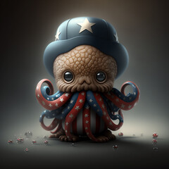Superhero and Sea Creature