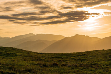 Allgäu - Alpen - Berge - Herbst - Sonnenuntergang
