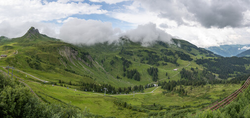 Obraz premium Alpenpanorama in Vorarlberg in Österreich