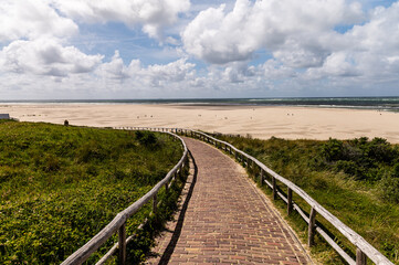 Fototapeta na wymiar Der nördliche Strand von Texel