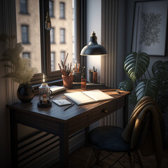 Cozy Home Office