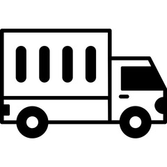 Shipping van Trendy Color Vector Icon which can easily modify or edit
