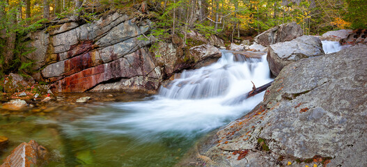 Autumn on the swift river