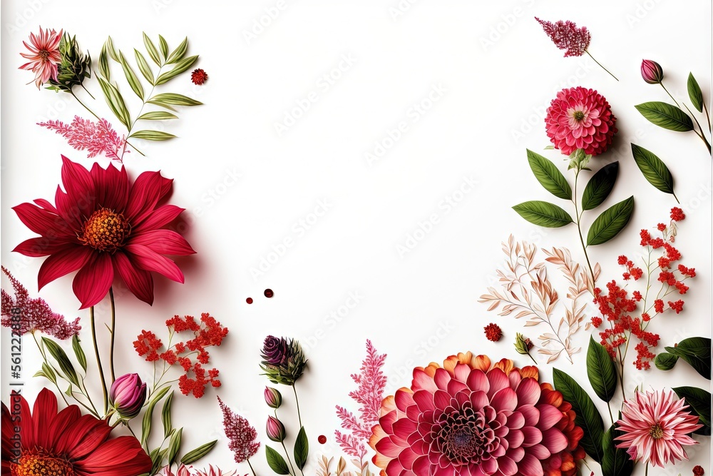 Aufkleber a white background with a bunch of flowers on it and a white background with a bunch of flowers on i