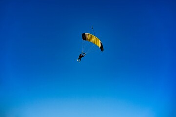 paraglider in the sky