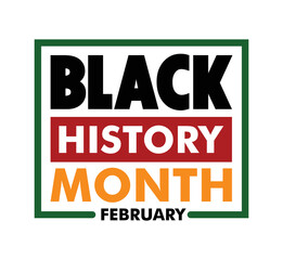 Fototapeta na wymiar Black History Month. Vector Illustration.