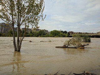 Río Ebro, Zaragoza, España