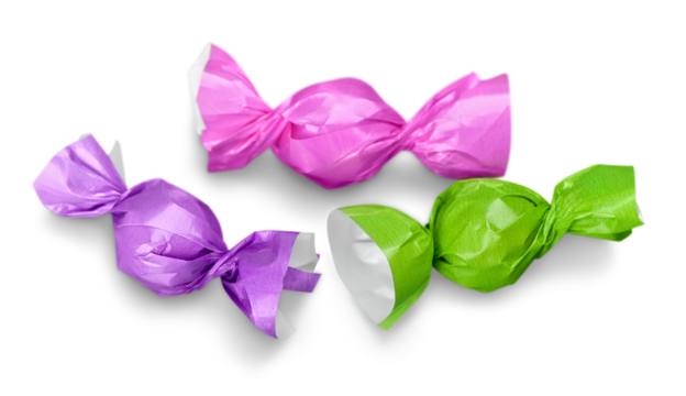 Collection a sweet colorful candy