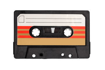 Old retro audio cassette tape 1980s