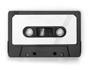 Old retro audio cassette tape 1980s