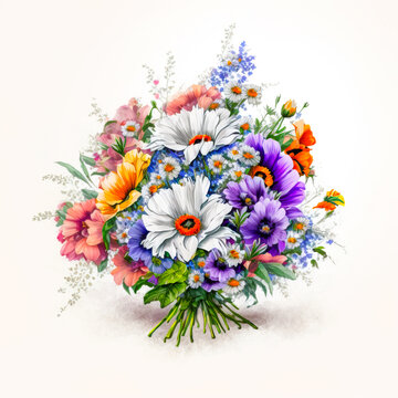 Frische Blumen, ai generated