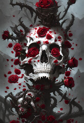 Unique And Intriguing Skull Art