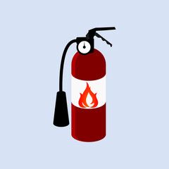 Obraz premium fire extinguisher vector illustration
