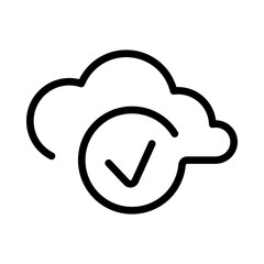 Cloud service and network line icon. Database and online storage. Cloud Computing, Cloud storage icon.