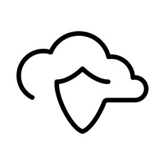 Cloud service and network line icon. Database and online storage. Cloud Computing, Cloud storage icon.
