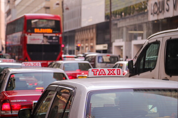 Rush Hour in Hongkong City