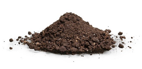 Organic Soil A Dirt Pile of Compost