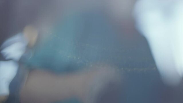 reanimation in the ambulance heart massage and discharge of a  defibrillator