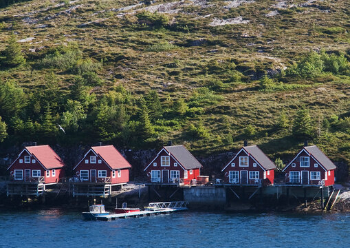 small houses for angler in Bessaker, Norway