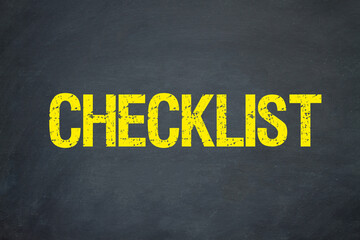 Checklist	