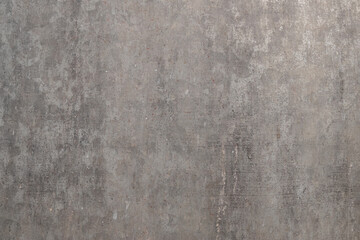 Obraz na płótnie Canvas Worn sheet metal photo, gray background texture