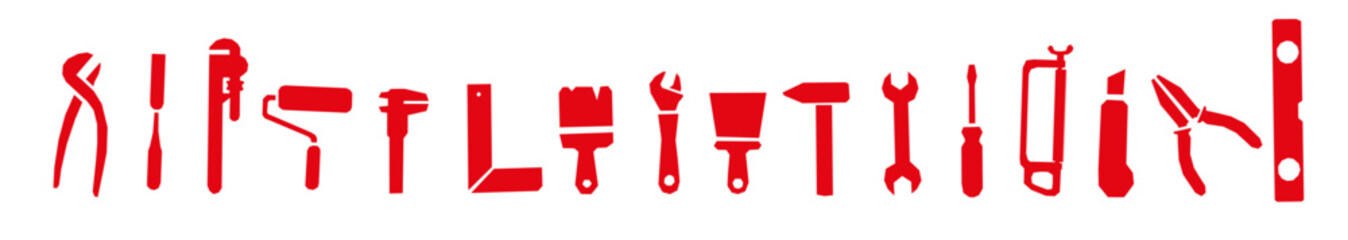 A hand tool used to repair and adjust materials.