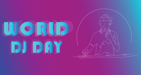 Banner for World DJ Day