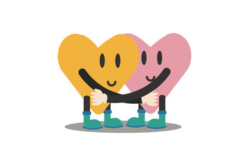 love huge design vector cute
