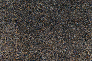 black and white sand close up