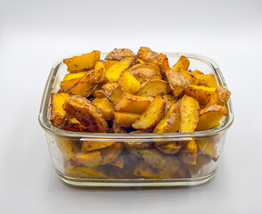 Baby potatoes baked in the oven