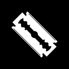 Naklejka premium Razor blade icon