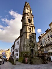 Naklejka premium Igreja dos Clérigos - Kirche in Porto (Portugal)