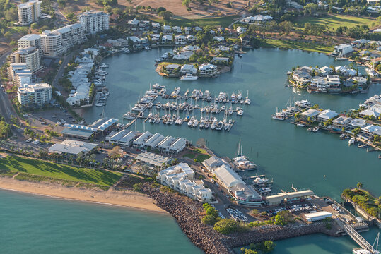 Cullen Bay from chopper