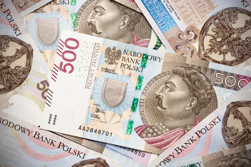 Polish 500 banknotes, polish money