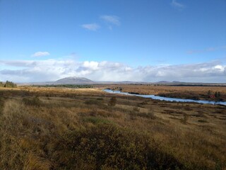 Iceland landscape waterfalls scenery 